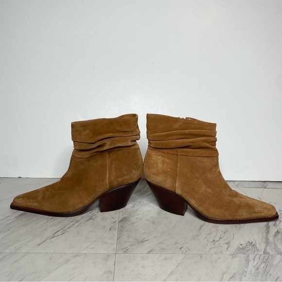 Vince Camuto Nerlinji Brown Suede Bootie 7.5 M - Picture 7 of 15
